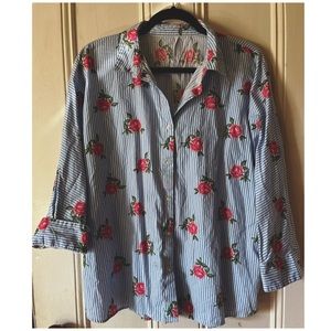 Floral Button Down Shirt